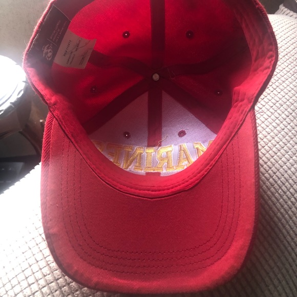 💜 💜3/$15💜💜Authentic’MARINES’ Red Baseball Cap - Picture 3 of 5